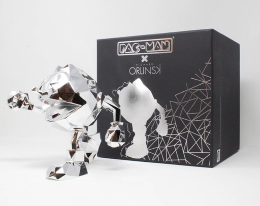 Pac-Man Silver by Richard Orlinski