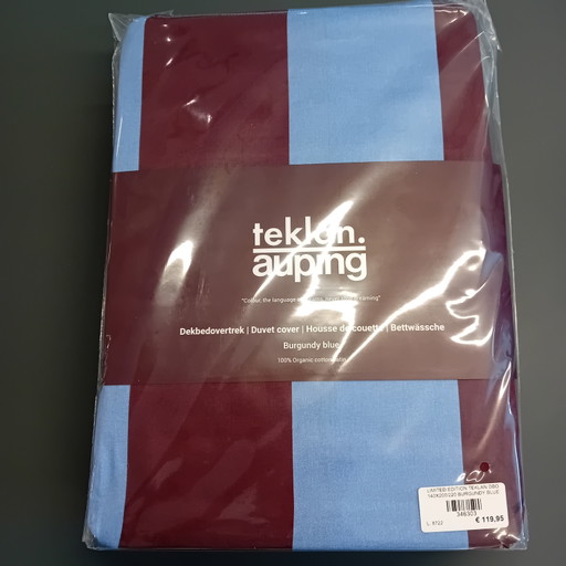 Auping dekbedovertrek Teklan burgundy 140 x 220 cm 