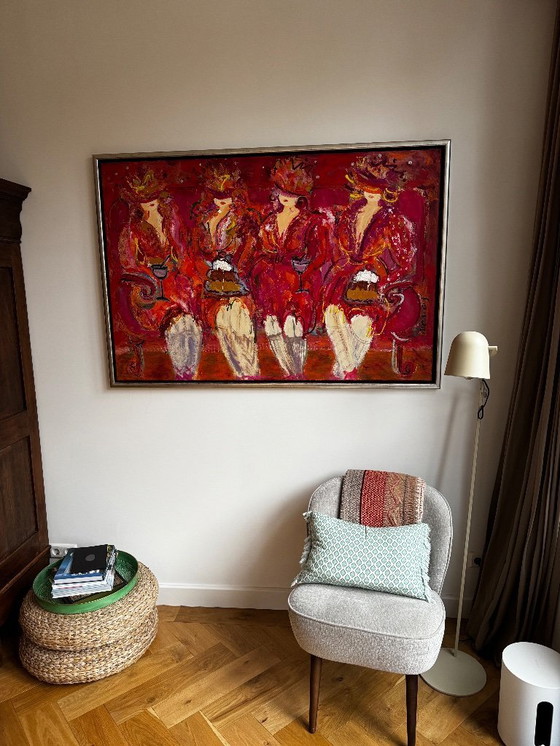 Image 1 of Dipinto Le signore di Nancy Lohuis 108 x 157