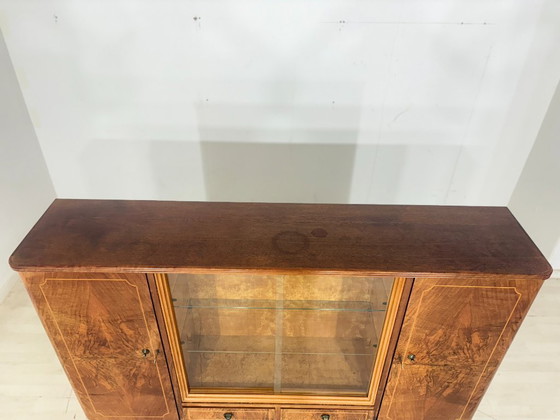 Image 1 of Très beau buffet/vitrine/meuble de rangement vintage