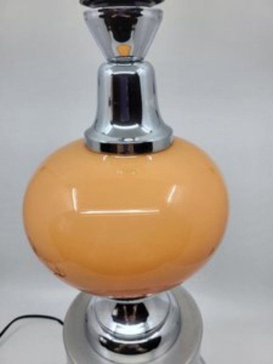 Image 1 of Lampe Diderot Delmas aus Opalglas Frankreich 1970