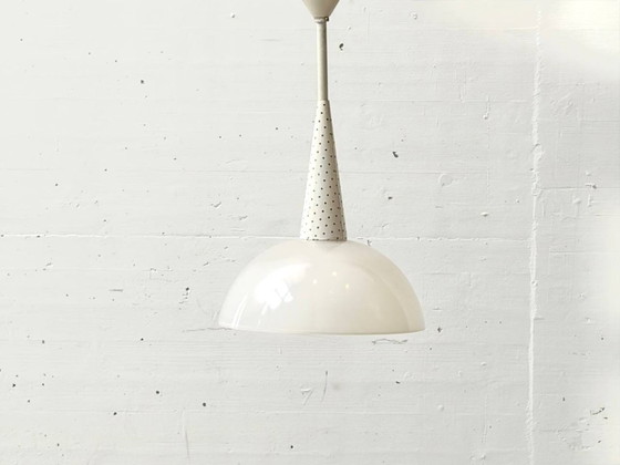 Image 1 of Hanglamp van Mathieu Matégot voor Holophane, Frankrijk, begin jaren 50.