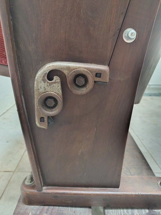 Image 1 of Eleganti poltrone da cinema rosse (set da 2): fascino vintage per il tuo home theater!