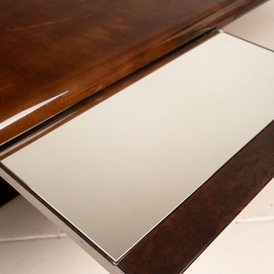 Table basse modèle 2315 en parchemin par Giorgio Tura pour Aldo Tura Milano, 1980 – Tables basses (photo 25 of 27)