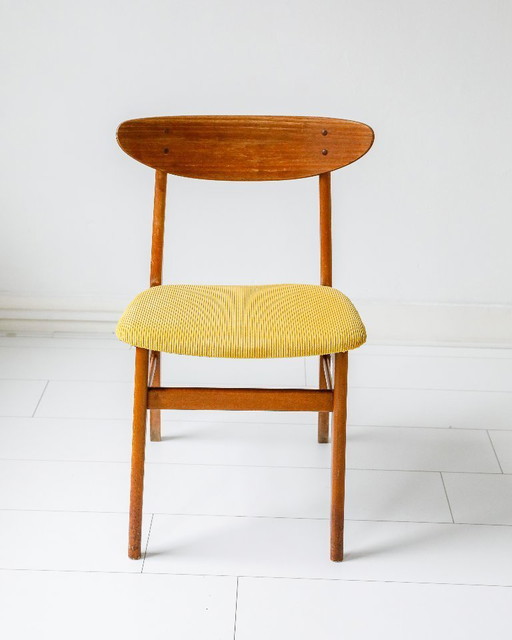 Vintage Scandinavian chair - reupholstered
