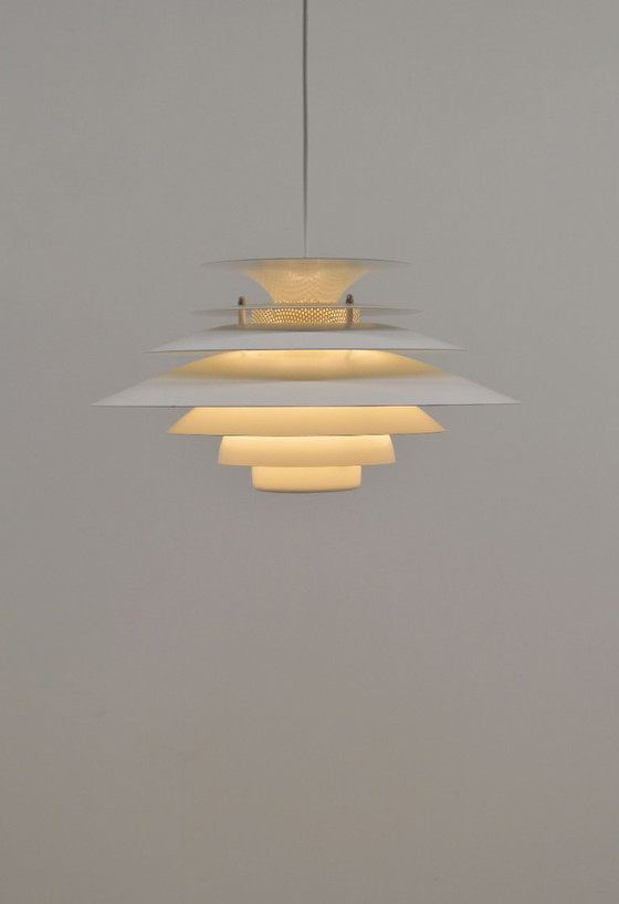 Image 1 of Danish tray lamp 3030-H designed by Kurt Wiborg for Jeka, 1970s