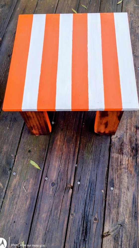 Image 1 of 2 petits meubles de chevets relookés vintage