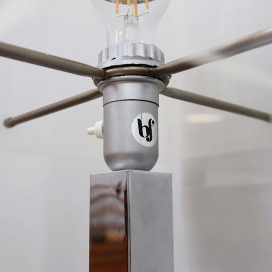 Large 1970s Banci Firenze Chrome & Acrylic Table Lamp – Floor lights (photo 12 of 13)