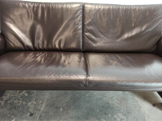Image 1 of Leolux Antipode leather sofa 