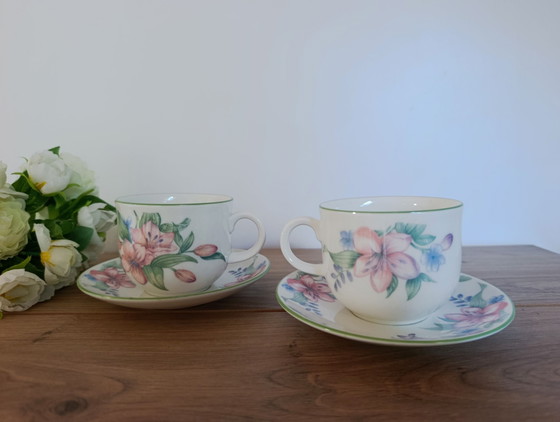 Duo Royal Doulton tea/coffee cups flowers Carmel model – Crockery, Porcelain (photo 8 of 8)