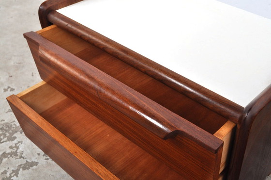 Image 1 of Tables de chevet vintage en acajou 1950s