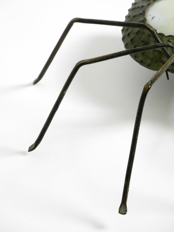 Image 1 of Bellissima lampada da parete italiana "Spider" in stile Mid-Century Modern realizzata in metallo