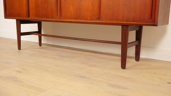 Credenza alta vintage | Teak | Arne Vodder per H.P. Hansen | 200 cm – arne vodder voor H.P Hansen (photo 14 of 14)