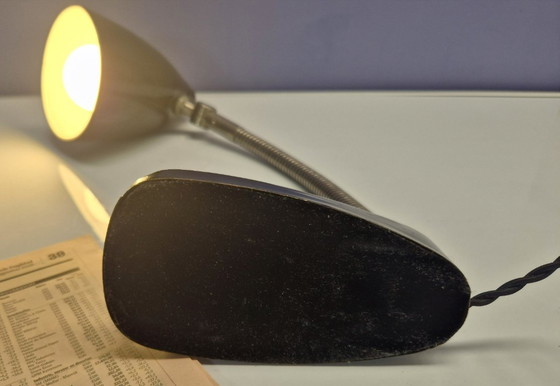 Vintage Bureaulamp Hala 13 – Bureaulampen, Metal, Chrome (photo 9 of 12)