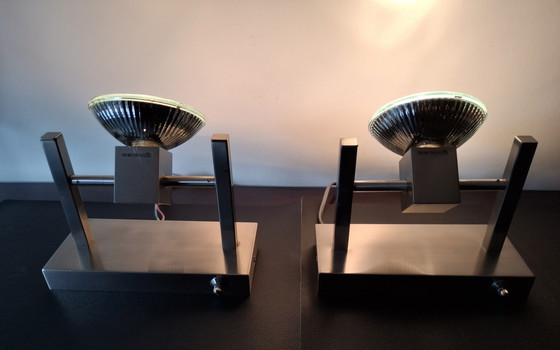 Image 1 of 2 faretti da pavimento/parete/soffitto di Massive con dimmer, anni 2000