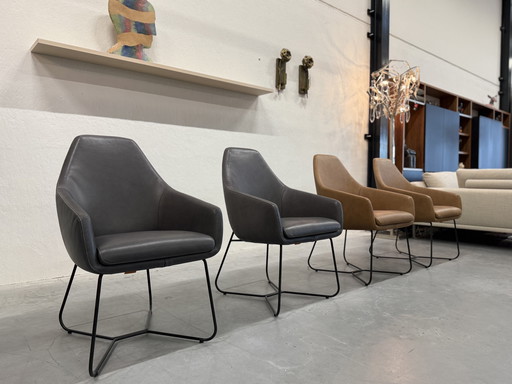 4 Modell Montis Lazy Vico Esszimmerstühle Leder anzeigen