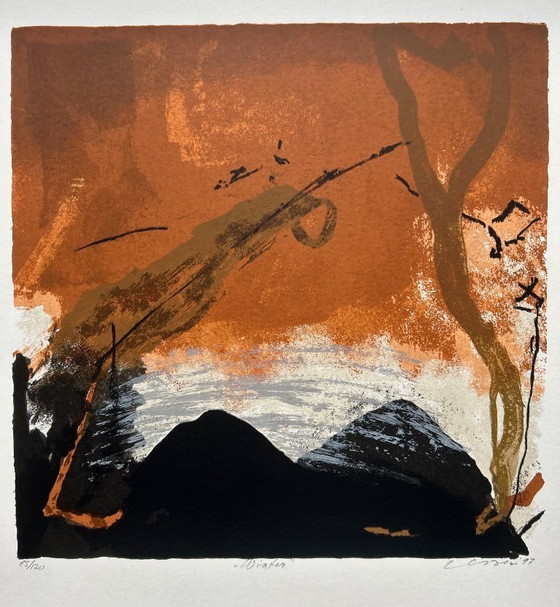 Image 1 of Serigrafía Henk van Vessem - Invierno
