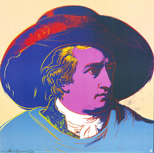 Andy Warhol------Goethe II von 1962 --sehr groß.