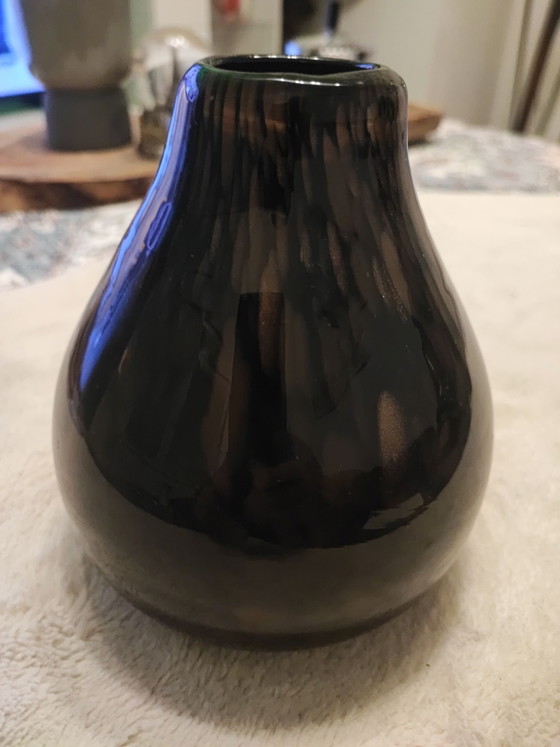 Vaso Murano Avventurina Vincenzo Nason 1965, Vasi, Nero (foto 5 di 5)