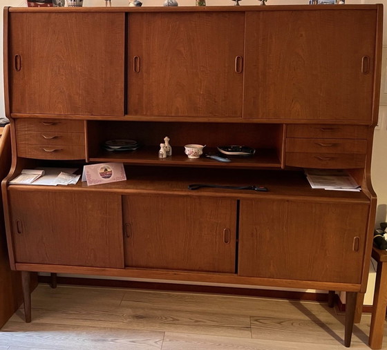 Image 1 of Meubles de rangement vintage danois en teck (de Paul M Jessen ?)