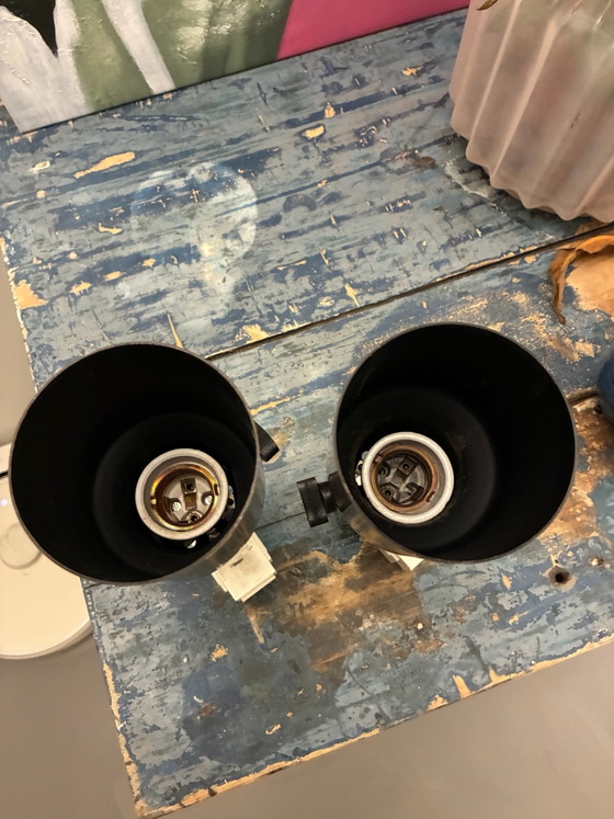 Set of 6 Vintage Philips Track Spot Lights NWS 83/96 – 70s Space Age – Metal, Plastic (photo 8 of 15)