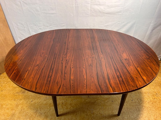 Image 1 of Mid-Century Danish Rosewood Extending Dining Table by Niels Otto Møller for J.L. Møllers Møbelfabrik 1960 exceptional example