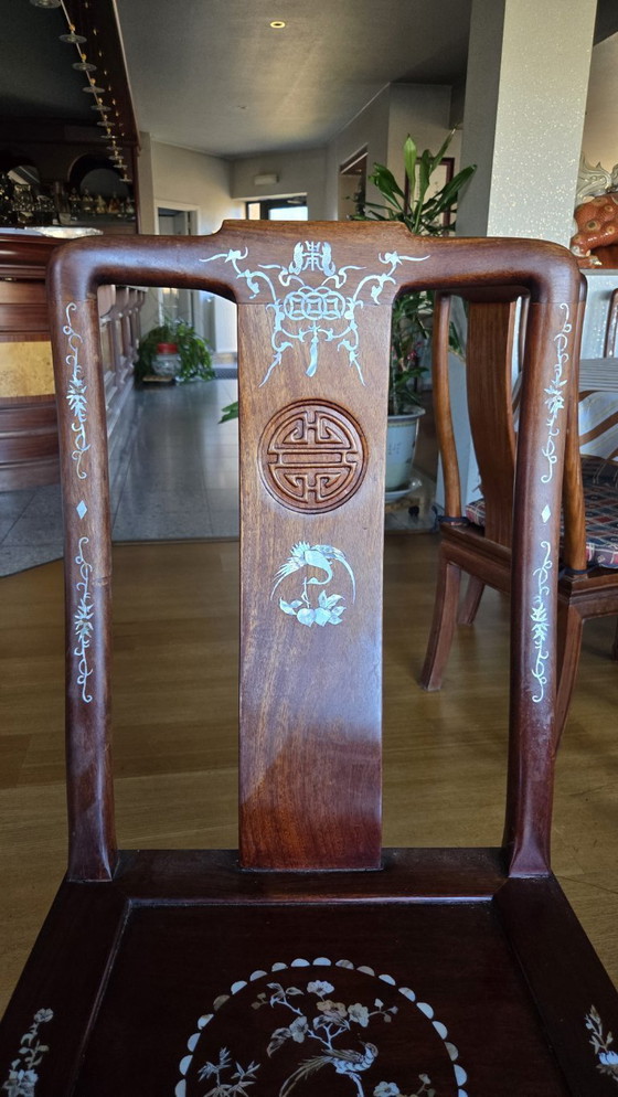 Image 1 of Sillas chinas de palisandro macizo, individuales o en conjunto