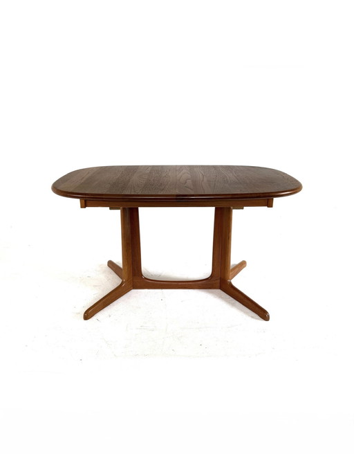Vintage XXL verlengbare eettafel, Gudme Møbefabrik ‘70