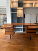 Superbe Bureaux en placage de teck des années 60, Pastoe?
