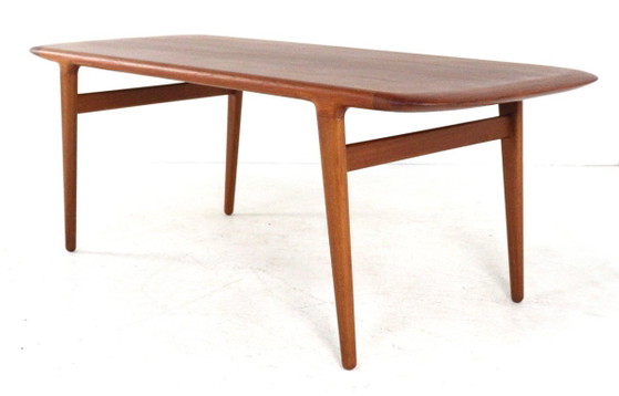 Image 1 of Vintage Deense teak salontafel 'Fugslev'
