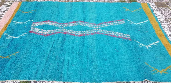 Image 1 of Alfombra bereber anudada a mano de lana, 255 x 168 cm