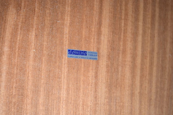 Image 1 of Deens teakhouten bureau uit het midden van de 20e eeuw van Domino Møbler, jaren 60.