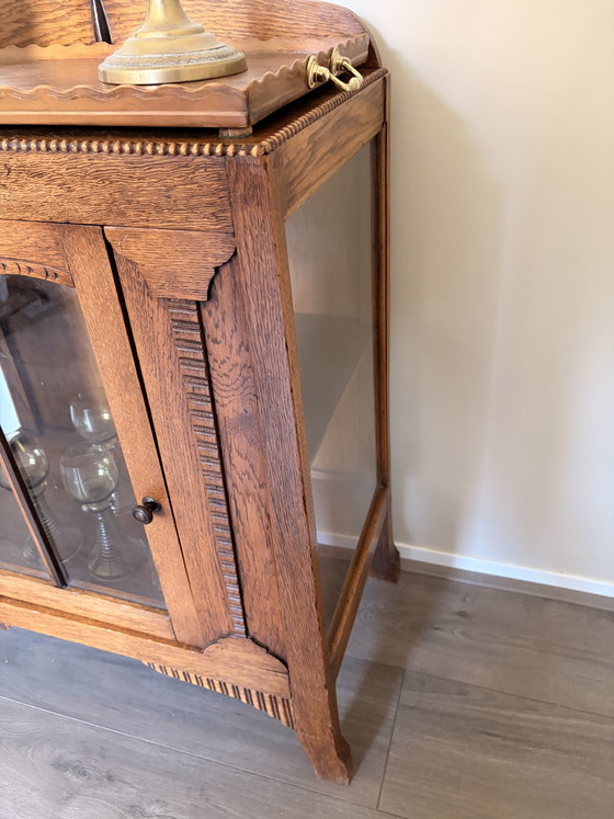 Image 1 of Vintage Art Deco tea cabinet, Amsterdam School style