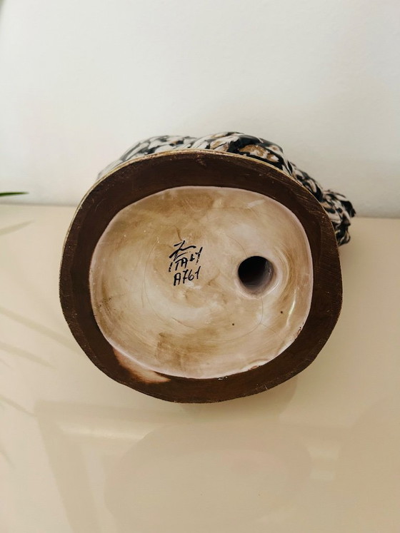 Image 1 of Grote originele Zaccagnini-kip – Italiaans designkeramiek – gesigneerd
