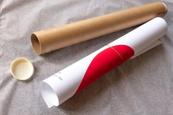 Image 1 of La Pera La Mela - Enzo Mari - Serie della Natura 1963 - Affiche 70 x 50 cm