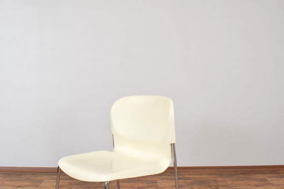 Image 1 of SM400K White Swing Chair by Gerd Lange for Drabert, Set of 4, 1980s