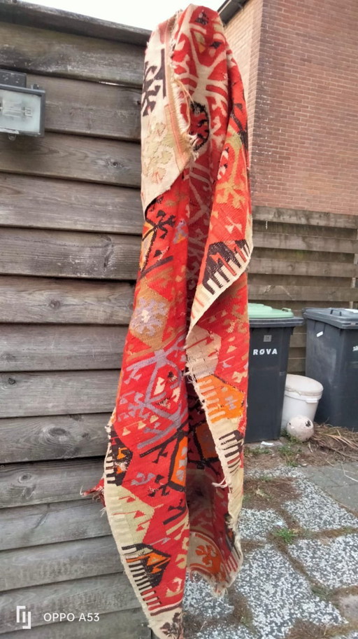 Kilim turco tessuto a mano 145x96 cm