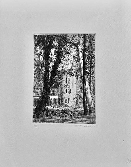 Etching Michel Ciry - Le Manou