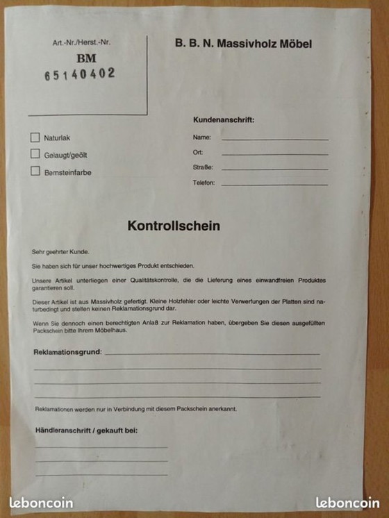 Image 1 of Round coffee table in solid pine - manufacturer BBN (Germany) - 1970s/80s