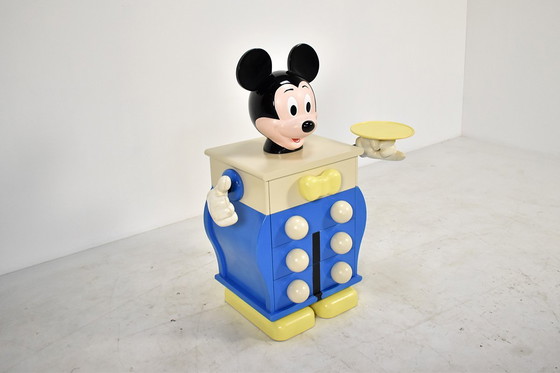 Image 1 of Pierre Colleu “Mickey Mouse” Commode or Chest of Drawers, Starform France, 1980s