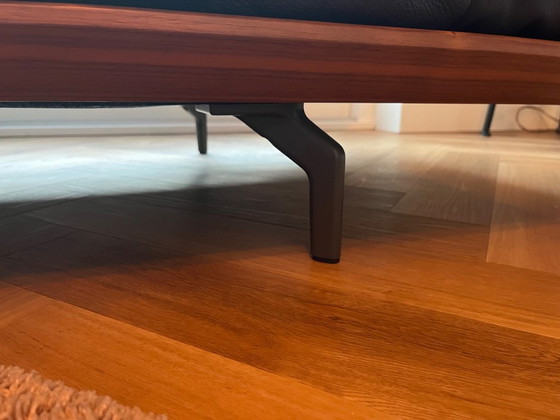 Image 1 of Sofá Hülsta HS.420 de cuero negro