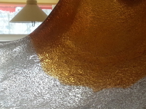 Lampadario Murano Venini Design Luciano Vistosi Mazzega – Lampade a sospensione, Glass, Brass (photo 7 of 12)