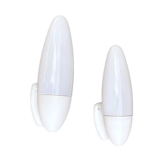 Image 1 of Coppia di lampade da parete, Elektrosvit Nové Zámky, Cecoslovacchia, anni 1950.