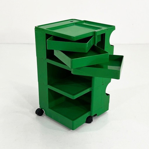 Green Boby Trolley by Joe Colombo for Bieffeplast, 1960s