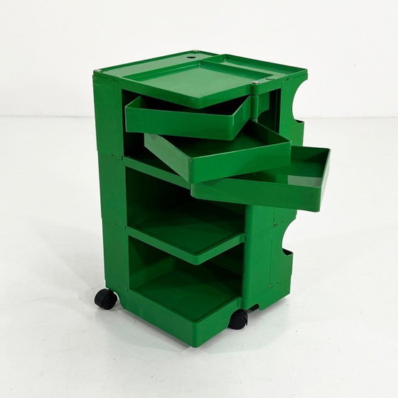 Image 1 of Carrello Boby verde di Joe Colombo per Bieffeplast, 1960