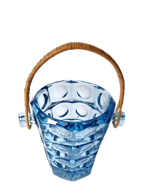 Image 1 of Rosice - Secchiello per ghiaccio di Rudolf Jurnikl Sklo Union anni '60