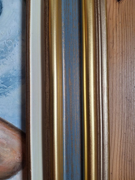 Image 1 of Olio su tela firmato e incorniciato da Tamara de Lempicka 'In piena estate 1928' Art Deco