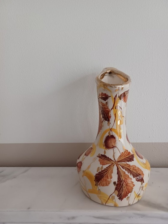 Image 1 of Vaso decorativo vintage di Hubert Bequet (Belgio, anni '50)