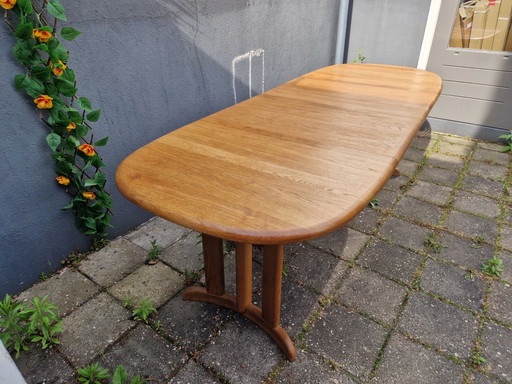 Danish extendable teak dining table 240cm