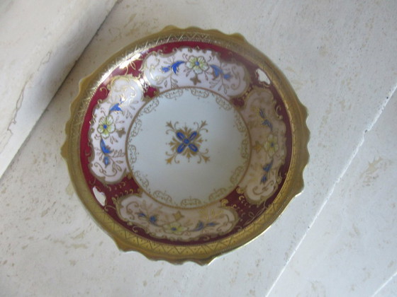 Decoratieve schaal, rood en goud, Schalen, Keramiek, Klassiek (foto 3 van 12)